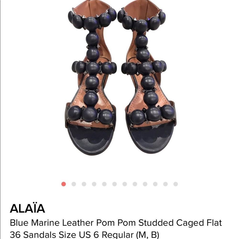 Alaia bombe sandals